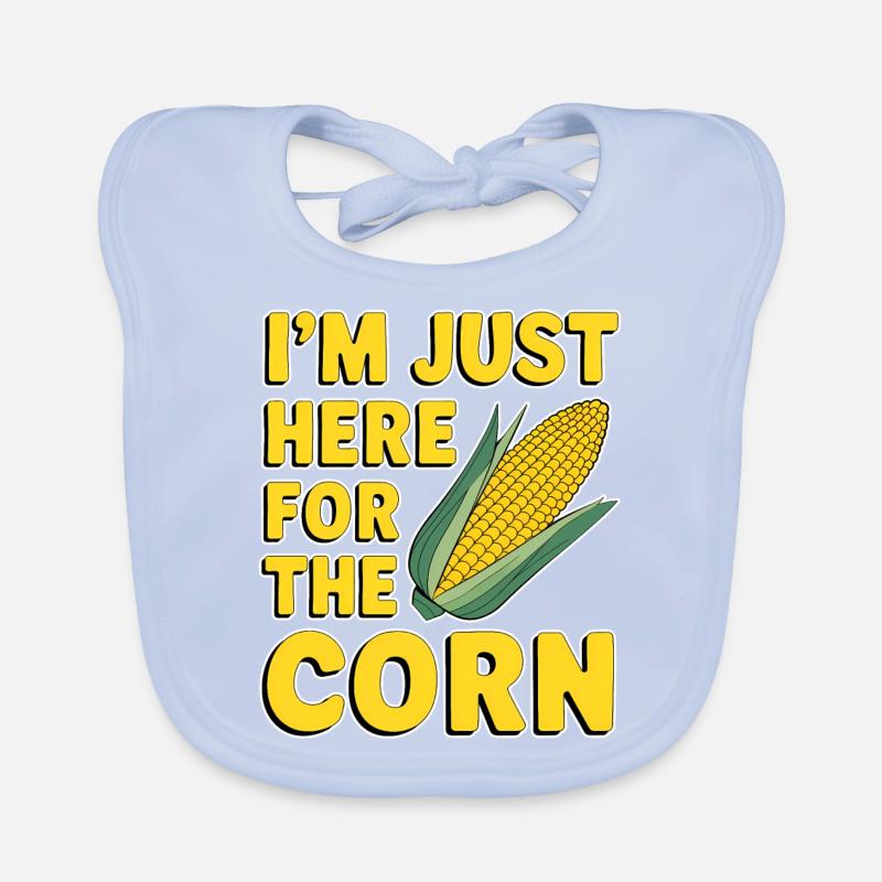 Maiskolben Spruch Mais Lustige Maiskolben Geschenk Baby Bio-Lätzchen