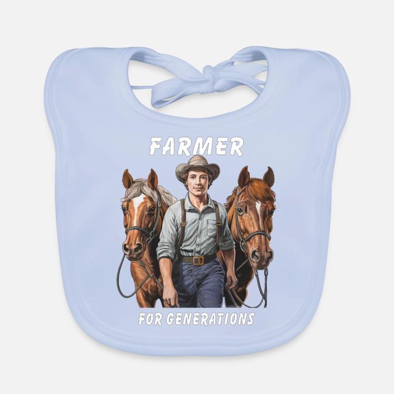 FARMER FOR GENERATIONS Organic Baby Bibs