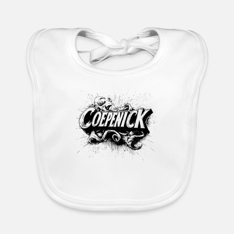 Berlin Köpenick Souvenir Cöpenick Noir & Blanc Bavoir bio Bébé