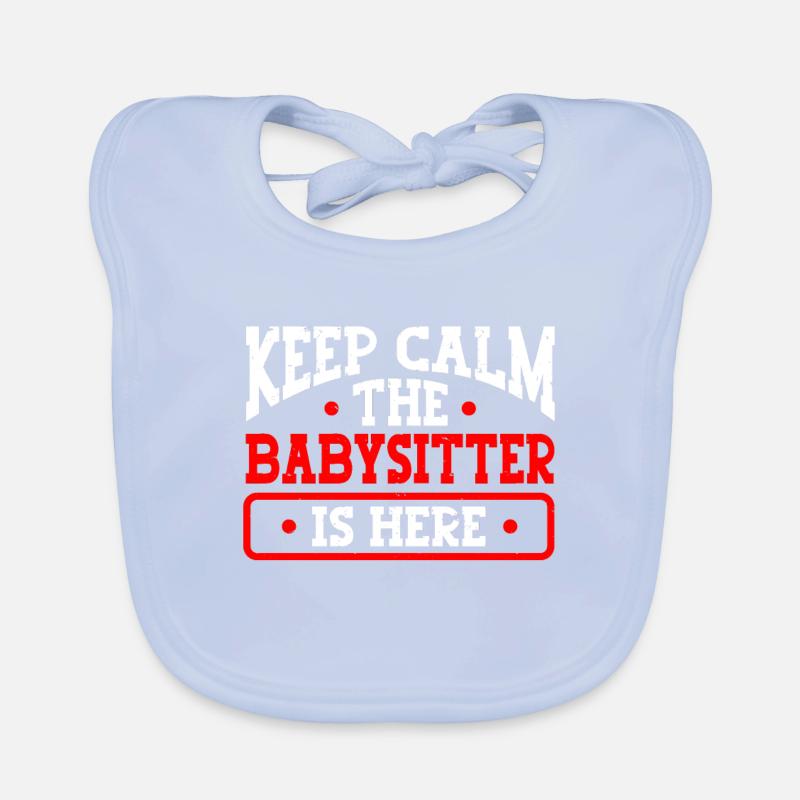 Babysitter Babysitting Organic Baby Bibs