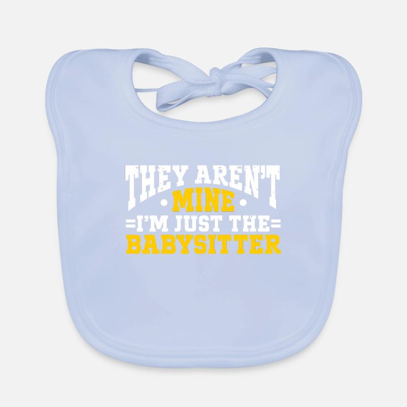 Babysitter Babysitting Organic Baby Bibs