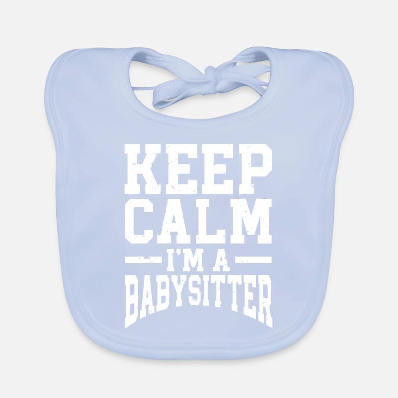 Babysitter Babysitting Organic Baby Bibs
