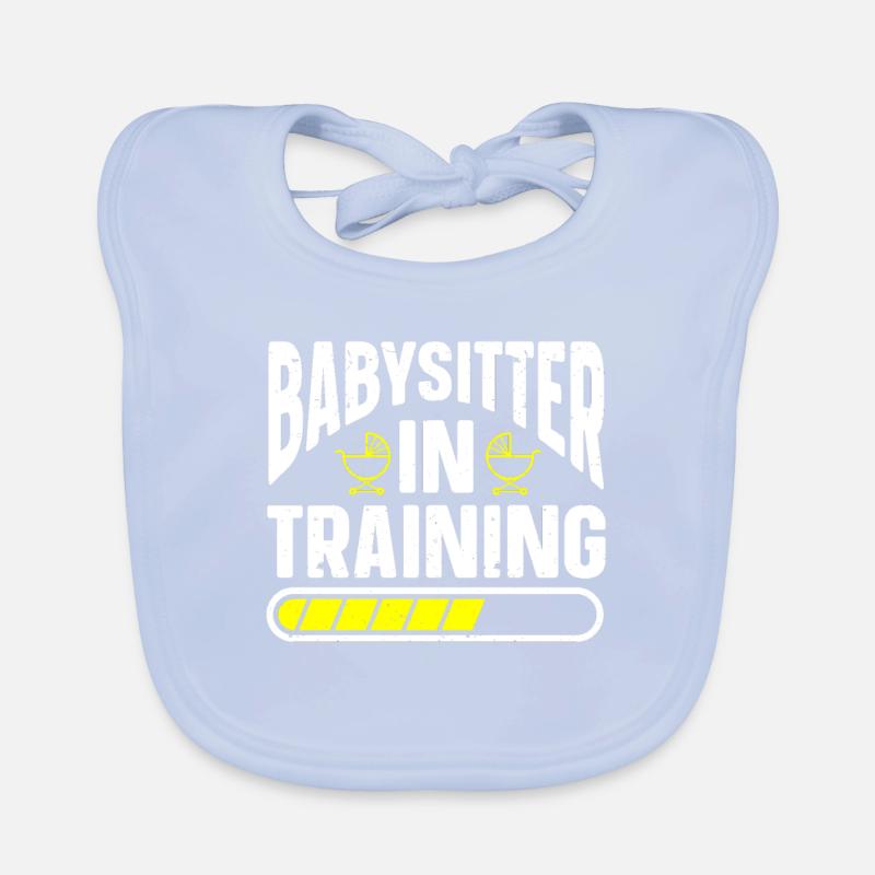 Babysitter Babysitting Organic Baby Bibs