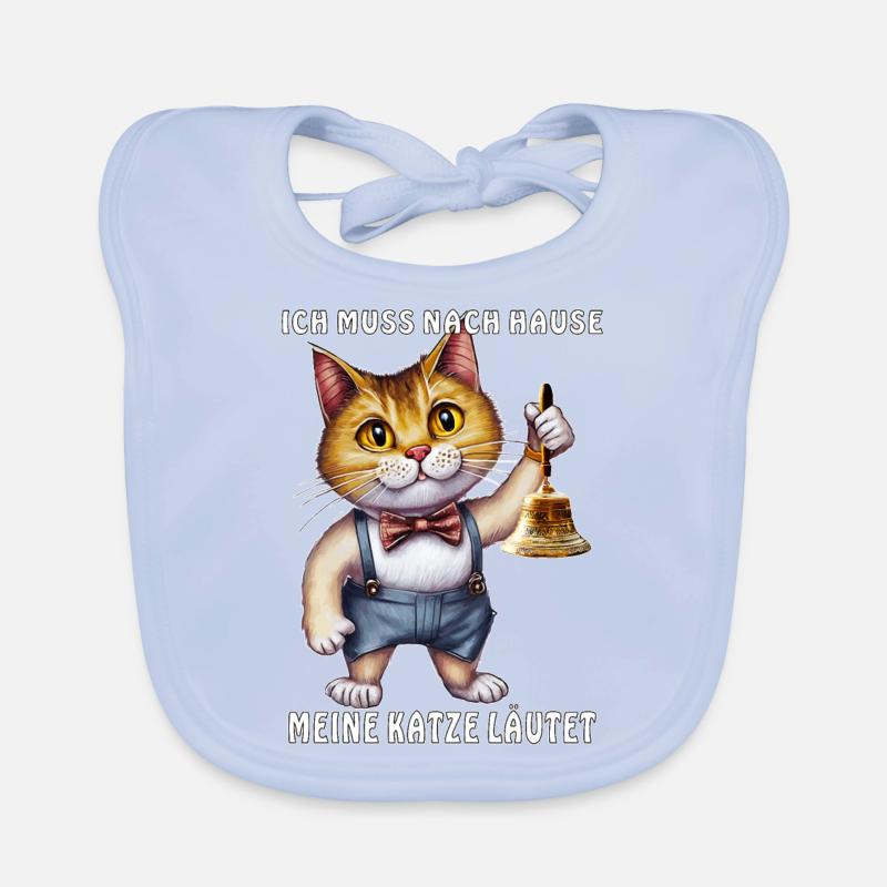 MES BAGUES DE CHAT Bavoir bio Bébé