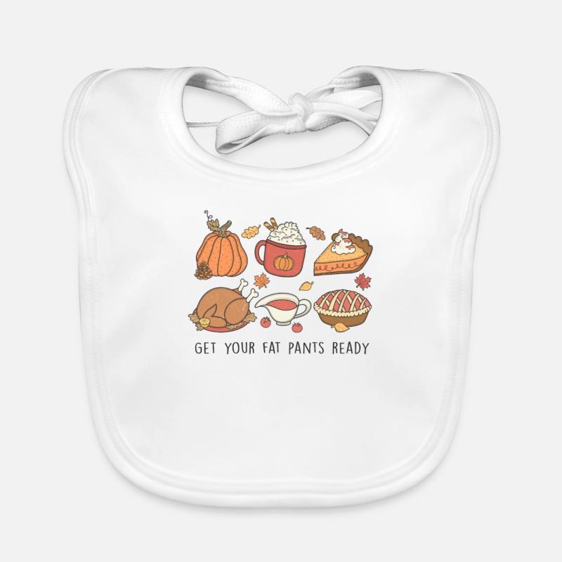 Mettez vos gouges Thanksgiving Design Bavoir bio Bébé