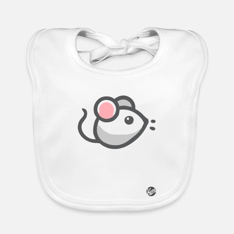 Cute Mouse Organic Baby Bibs