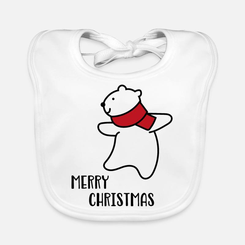 Joyeux Noël Bavoir bio Bébé