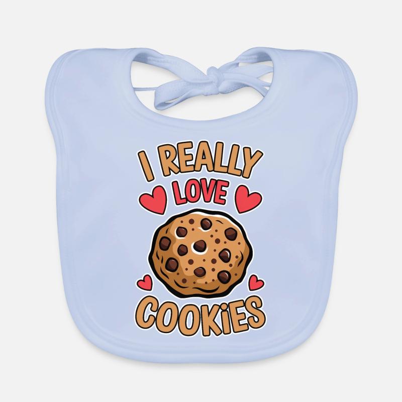 Cookies Disant Biscuits au Chocolat Cadeau de Cookie Drôle Bavoir bio Bébé