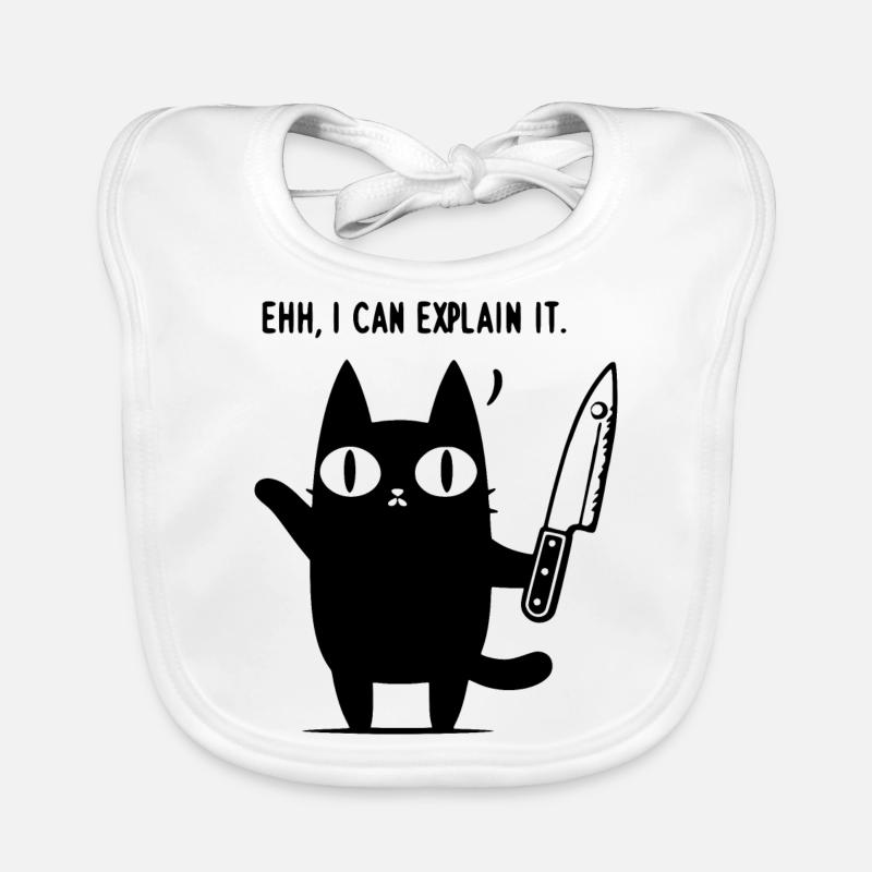 CAT | Ehh, I can explain it Organic Baby Bibs