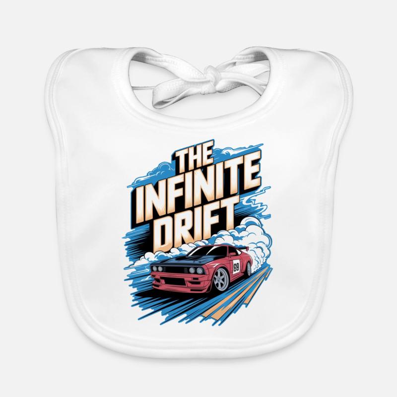 infinite drift - course voiture Bavoir bio Bébé