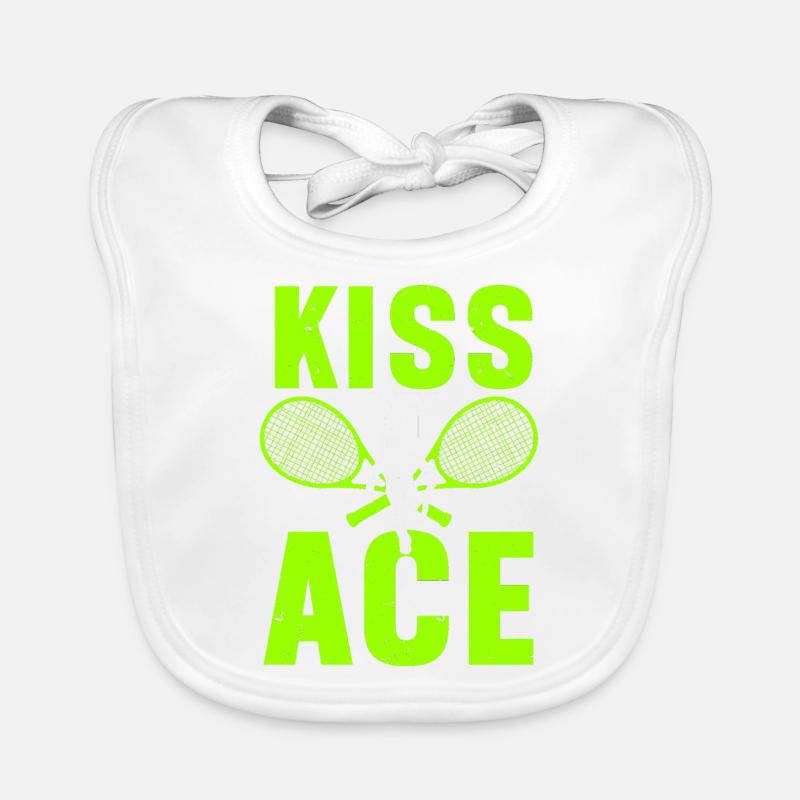 Tennis Player Organic Baby Bibs