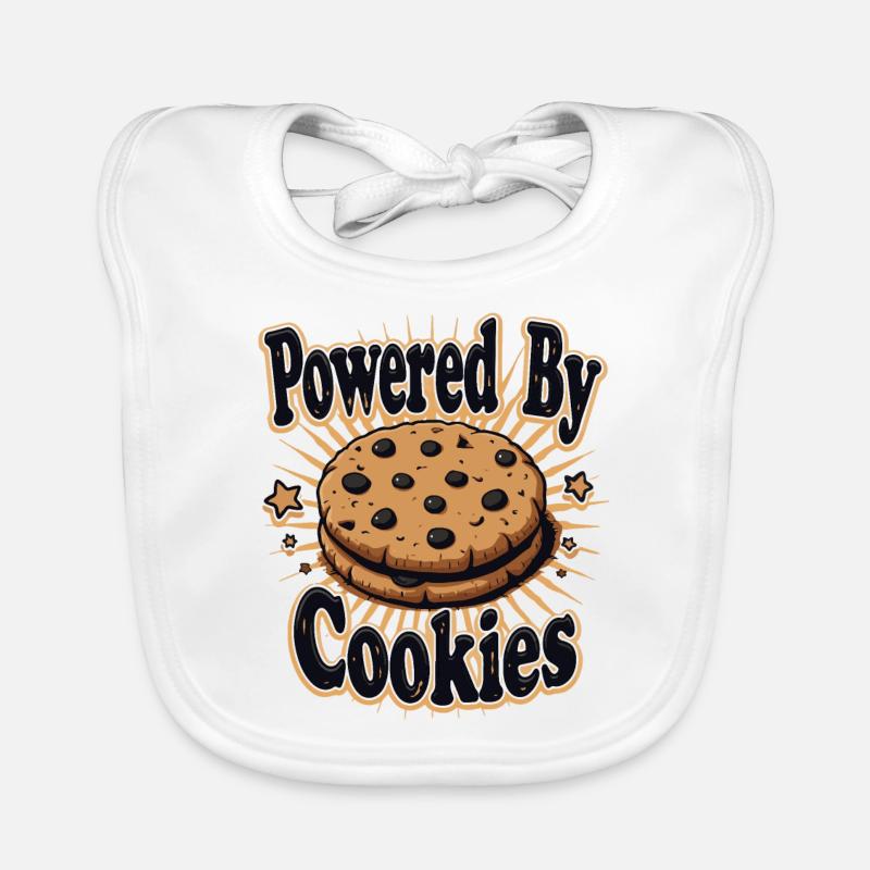 POWERED BY COOKIES Organic Baby Bibs