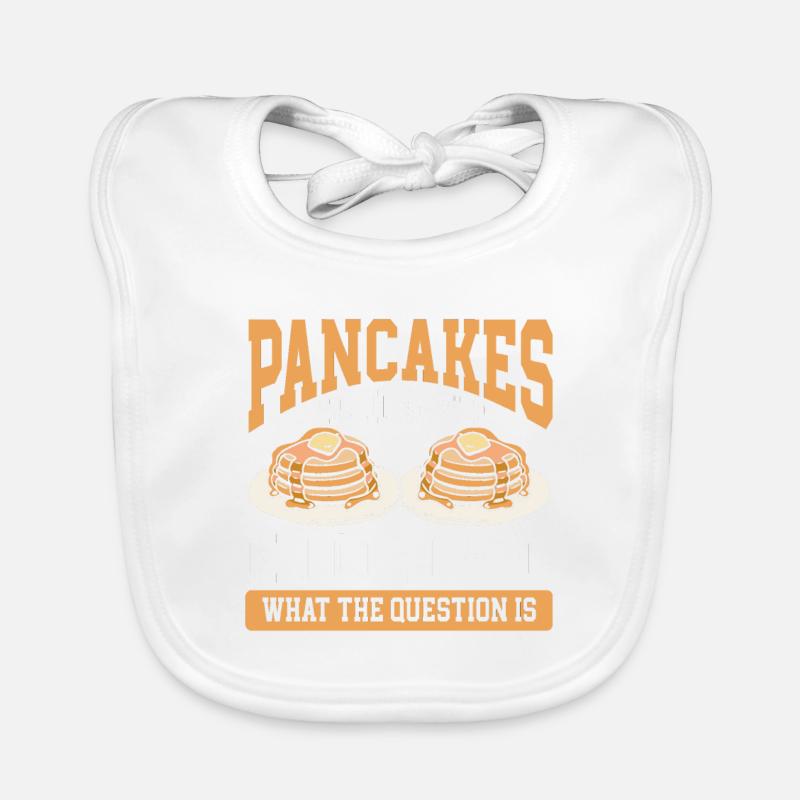 Pancakes Breakfast Food Lover Baby Bio-Lätzchen