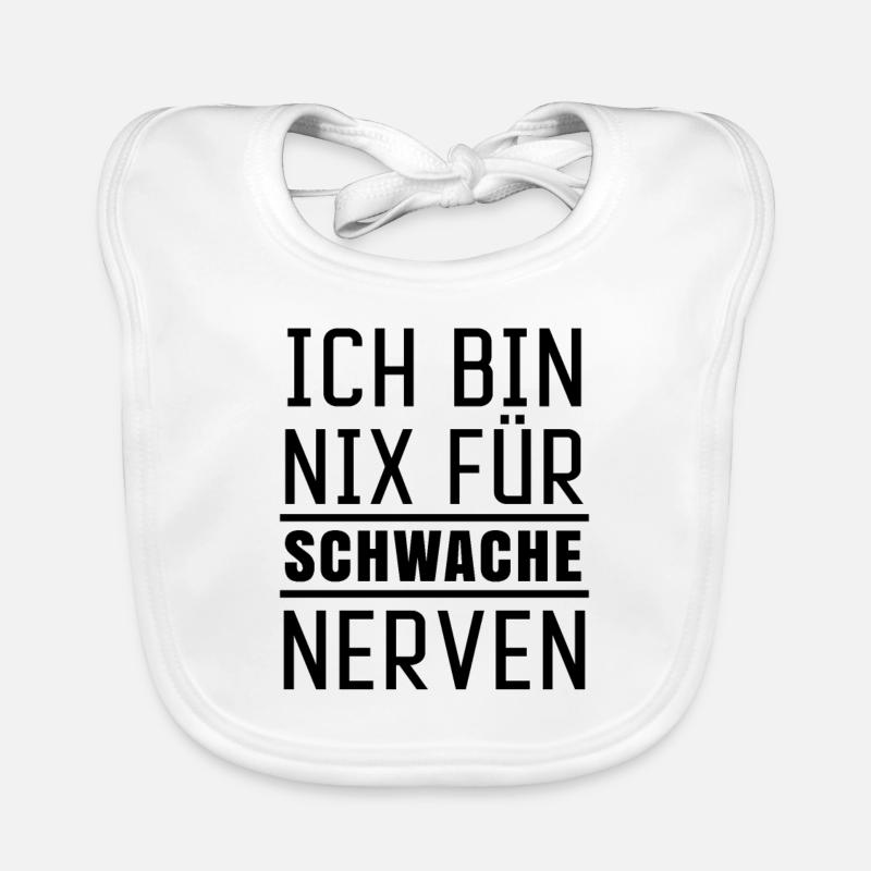 Ich bin nix für schwache Nerven Baby Bio-Lätzchen