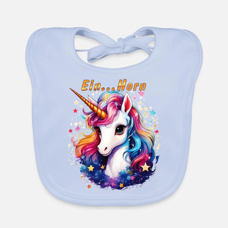 UNO... CORNO Bavaglino ecologico per neonato