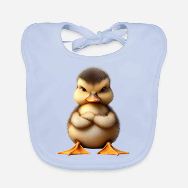 Chick grim 2 Organic Baby Bibs