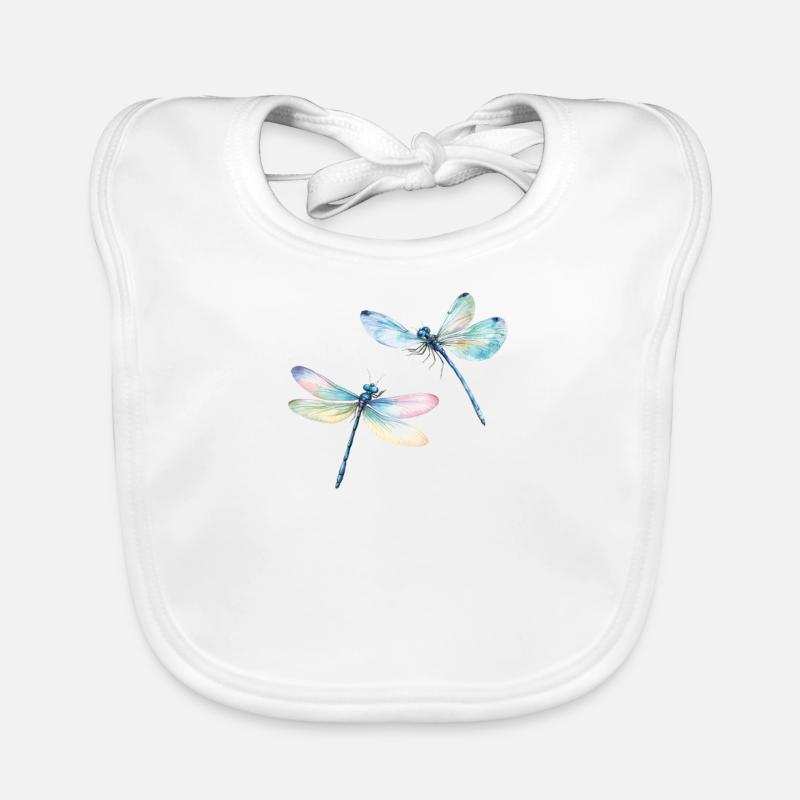 Libelle Duo Dragonfly Duo Baby Bio-Lätzchen