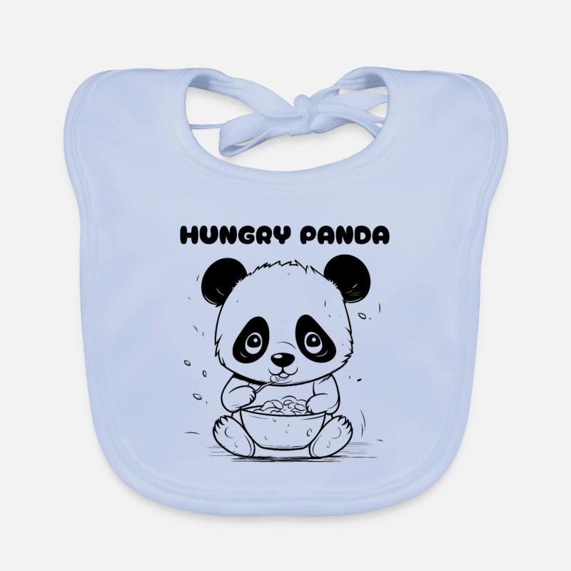 HUNGRY PANDA Organic Baby Bibs