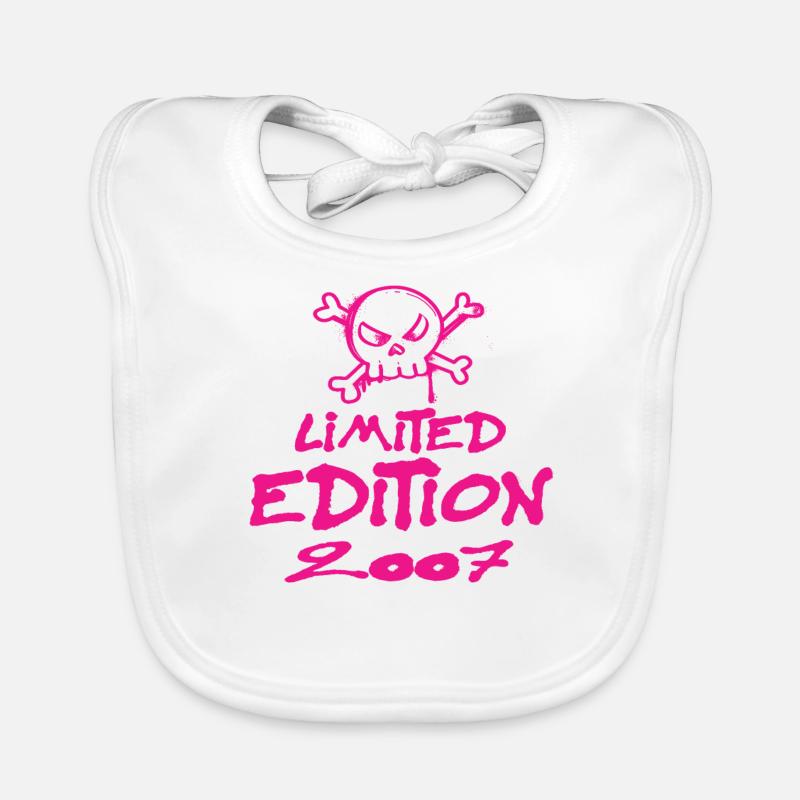 Limited Edition 2007 Geburtstag 2007 Geboren Baby Bio-Lätzchen