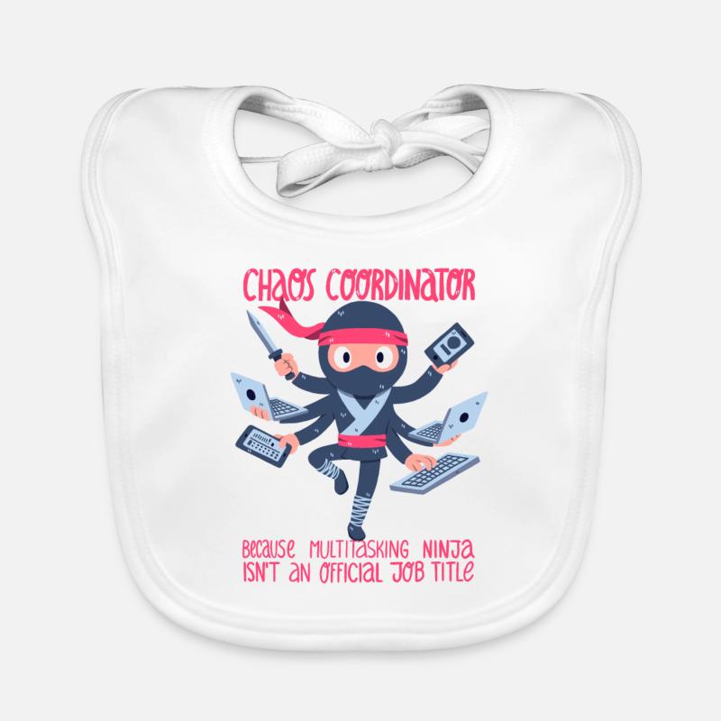 Chaos-Koordinator oder Multitasking-Ninja Baby Bio-Lätzchen