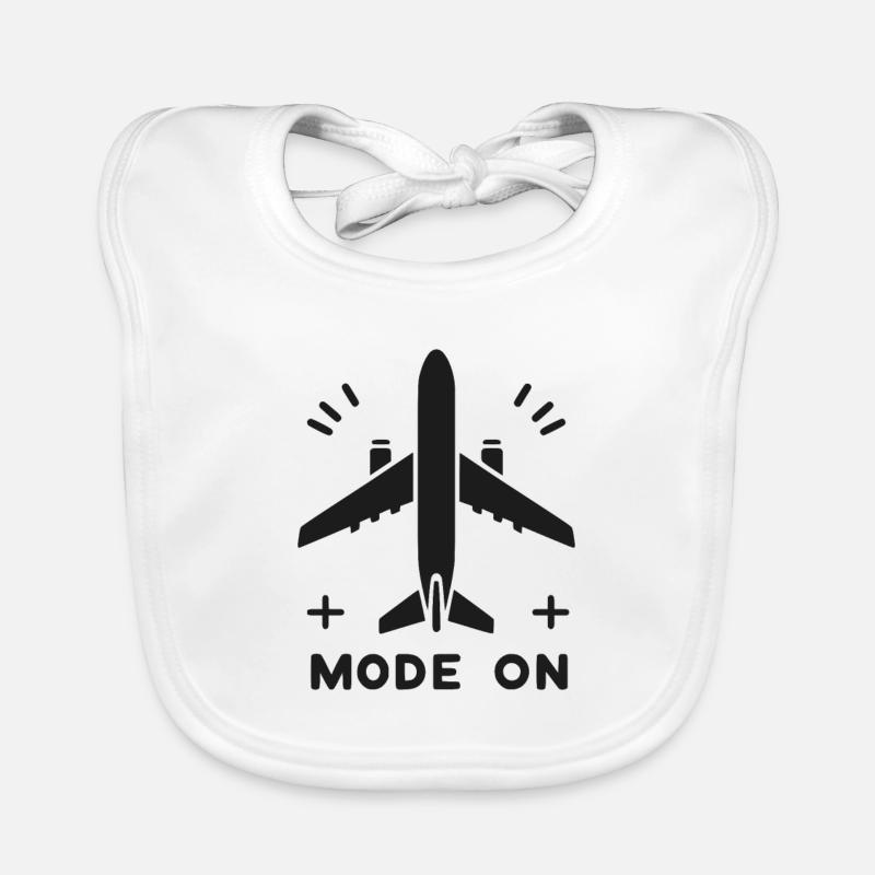 Airplane Mode On Organic Baby Bibs