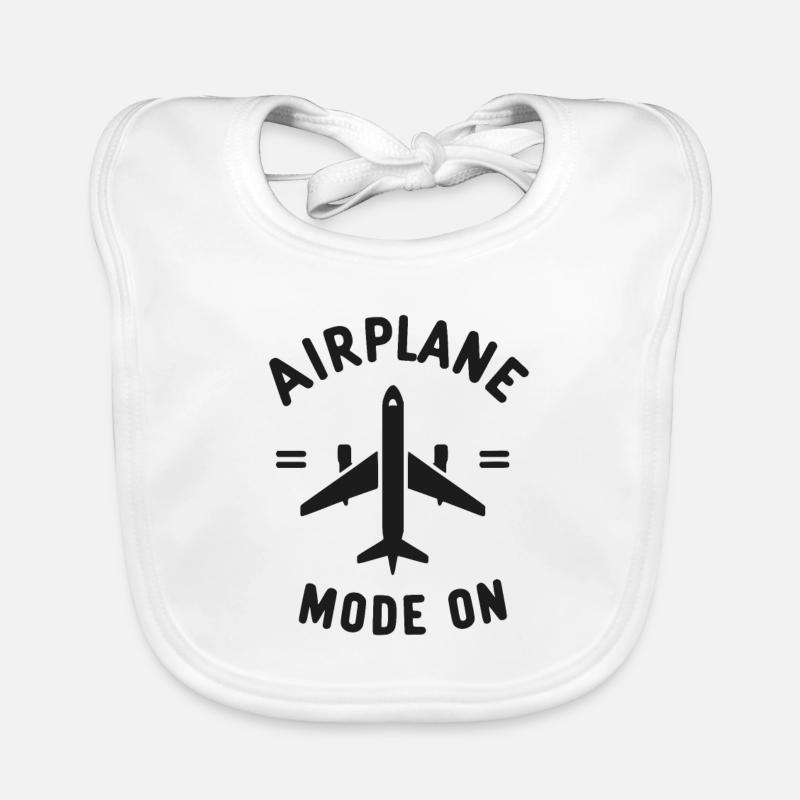 Airplane Mode On Organic Baby Bibs