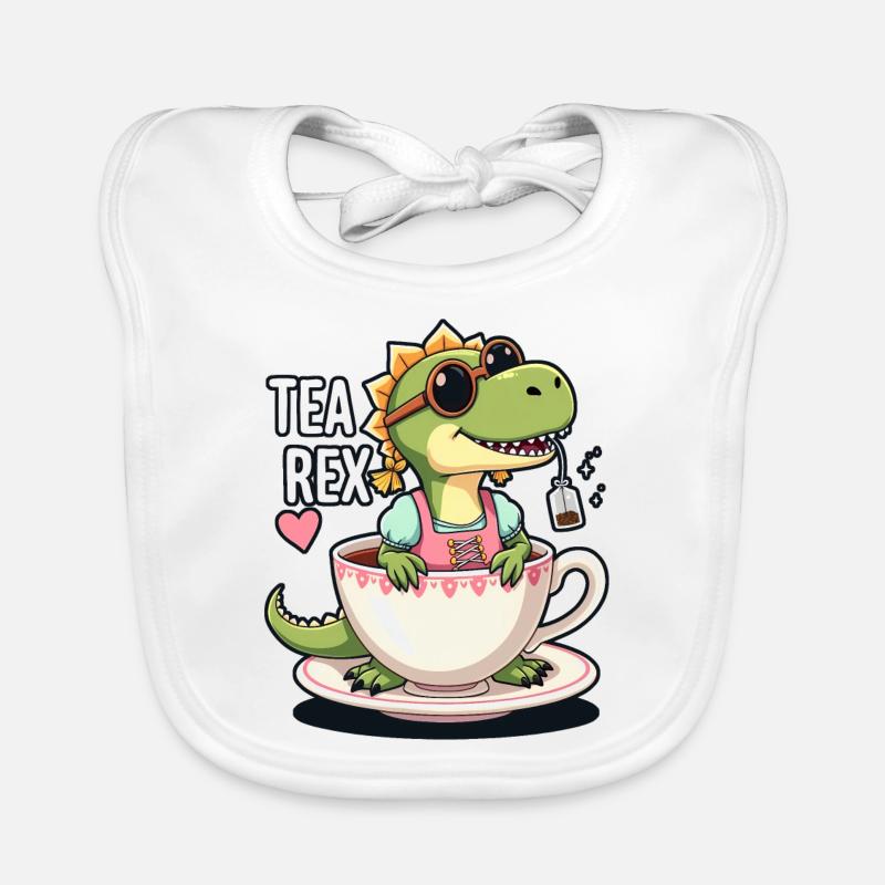 Tea Rex Trachtenshirt Dirndl T-Rex Baby Bio-Lätzchen