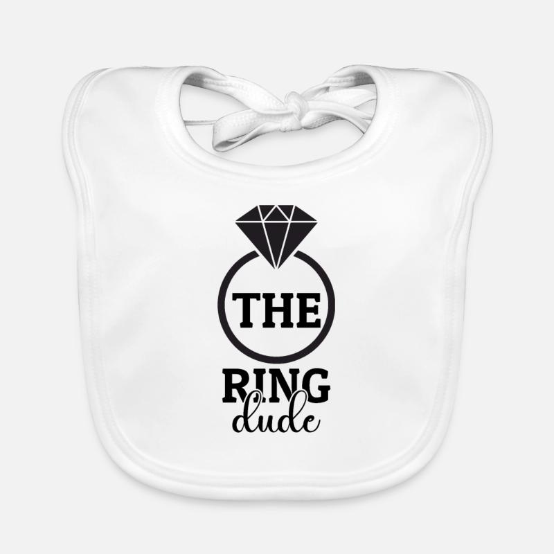 Ring Dude Ringträger Hochzeit Trauung Ehering Baby Bio-Lätzchen