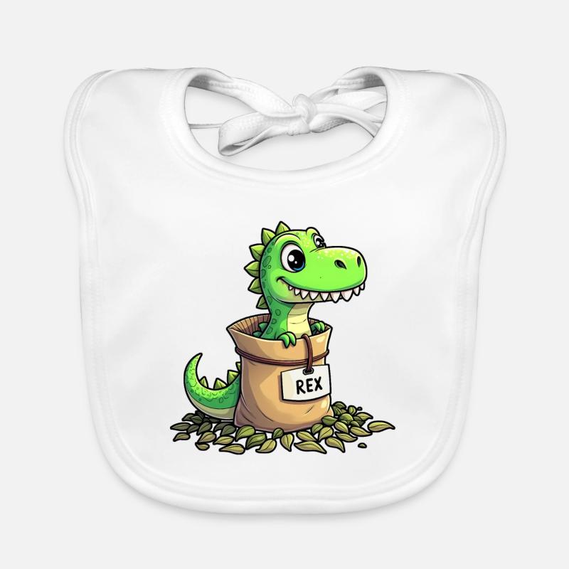 Tea Rex Dinosaurier Baby Bio-Lätzchen