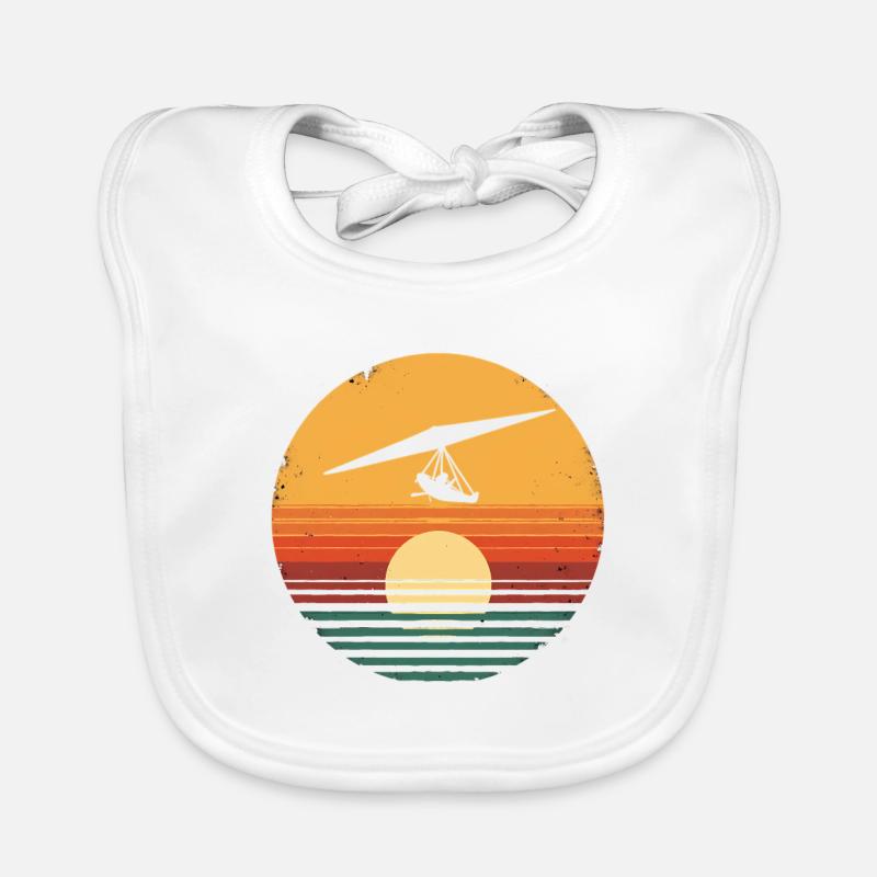 Oldtimer-Hängegleiter Baby Bio-Lätzchen