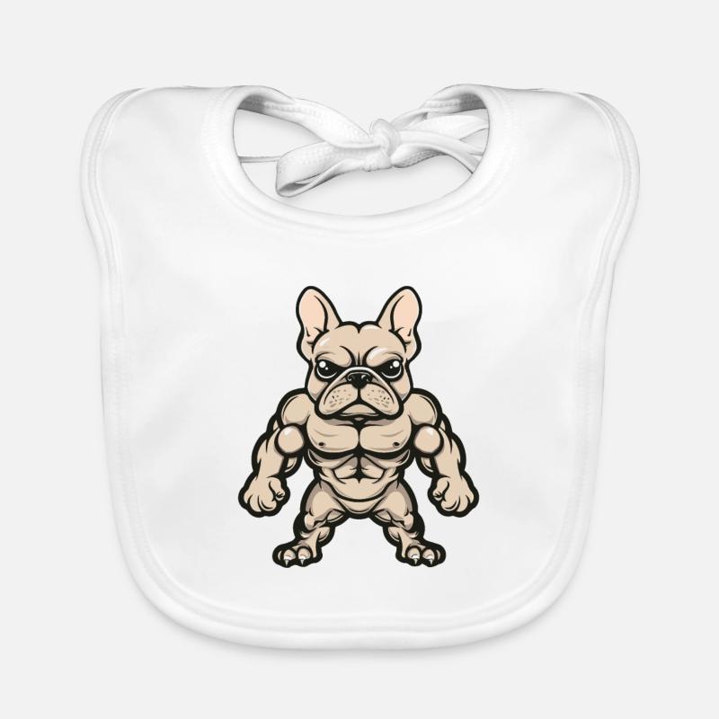 hund comic Baby Bio-Lätzchen