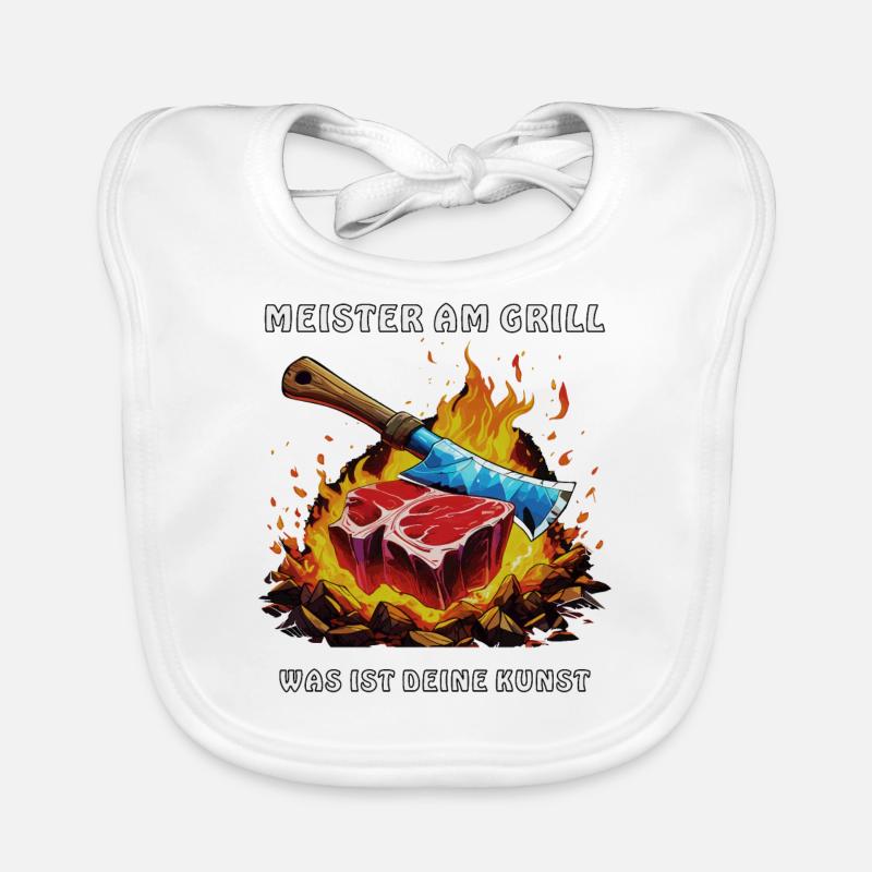 STEAK MASTER SUR LE GRIL Bavoir bio Bébé