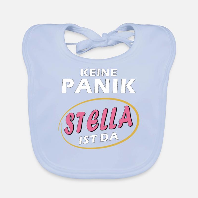 PAS DE PANIQUE STELLA EST LÀ Bavoir bio Bébé