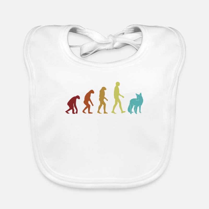 Fuchs Evolution Rotfuchs Canidae Caninae Fuchs Liebhaber Baby Bio-Lätzchen