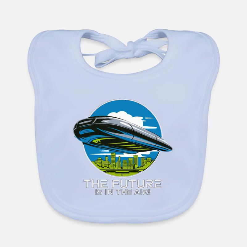FLYING CAR Organic Baby Bibs
