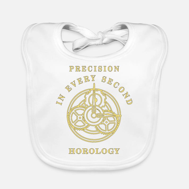 LA PRÉCISION HORLOGÈRE À CHAQUE SECONDE Bavoir bio Bébé