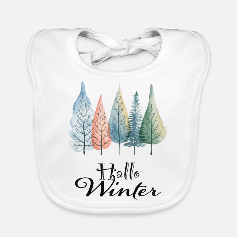 Hallo Winter Baby Bio-Lätzchen