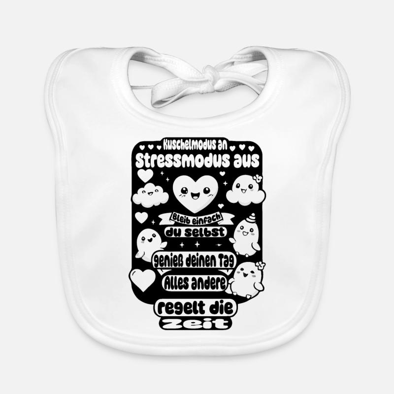 Cuddle mode on – stress mode off Organic Baby Bibs