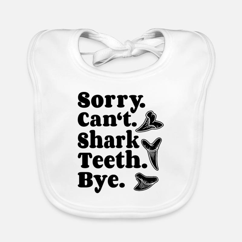 Dent de requin Dent de requin Dents de requin Bavoir bio Bébé