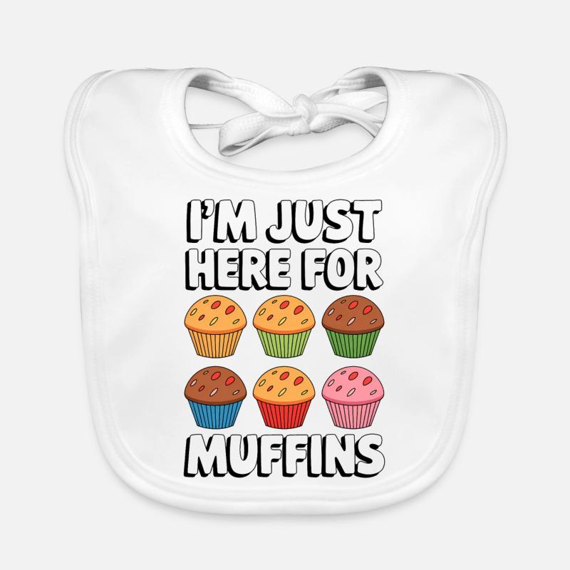 Muffin Saying Muffins Funny Muffins Gift Organic Baby Bibs