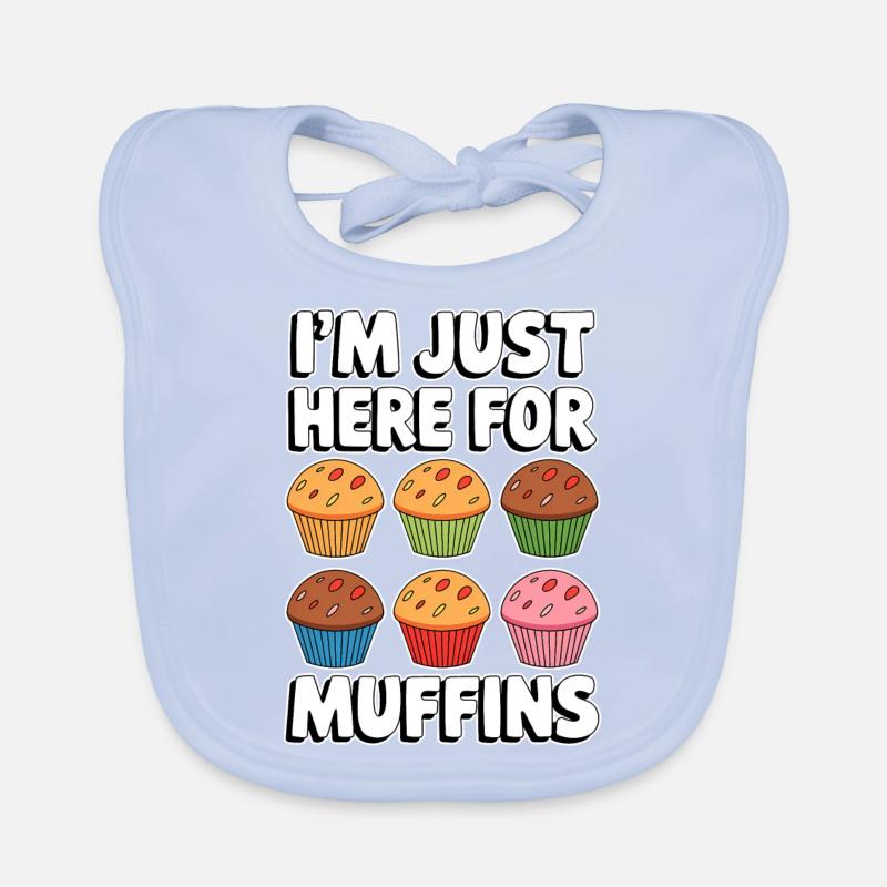 Muffin Saying Muffins Funny Muffins Gift Organic Baby Bibs
