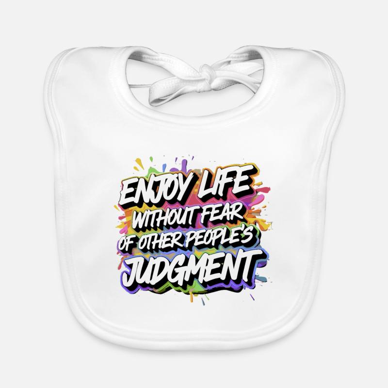 ENJOY LIFE WITHOUT FEAR Organic Baby Bibs