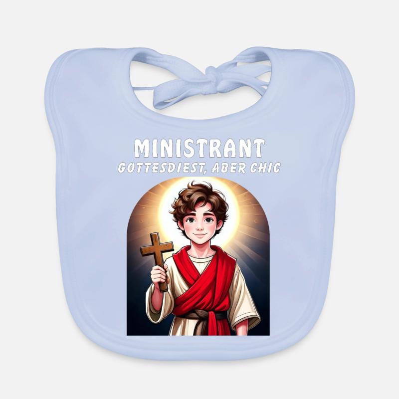 ENFANT DE CHŒUR DE DIEU, MAIS CHIC Bavoir bio Bébé