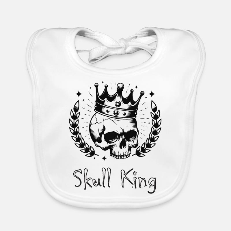 SKULL Organic Baby Bibs