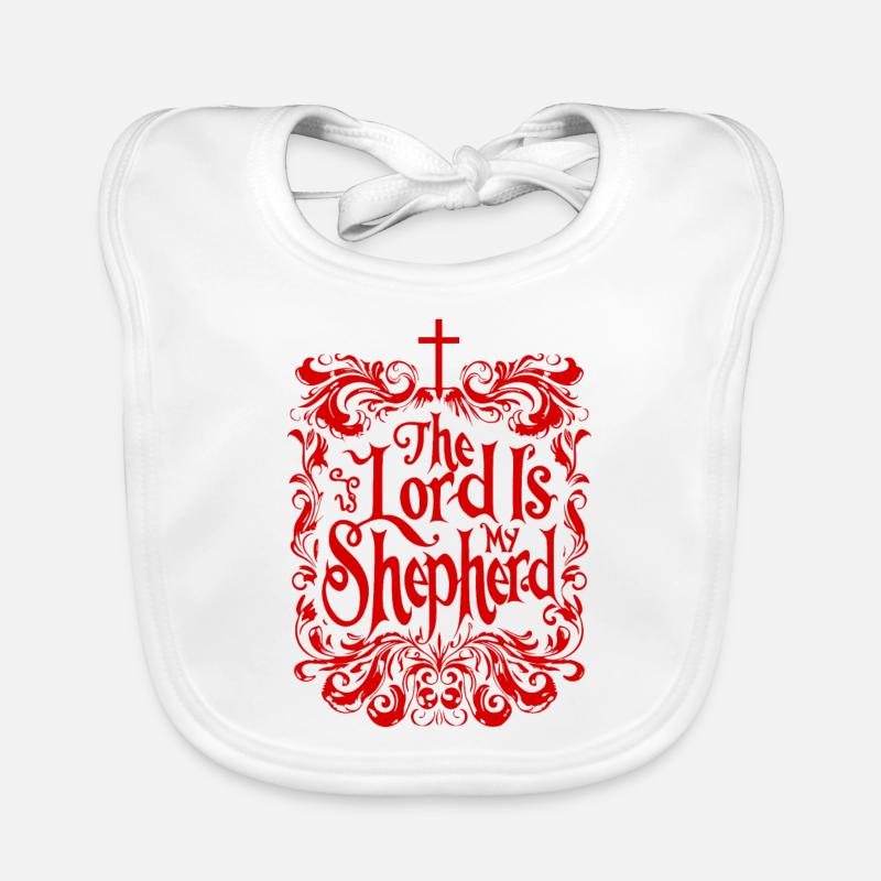 Bibelvers Jesus Psalm 23 Baby Bio-Lätzchen