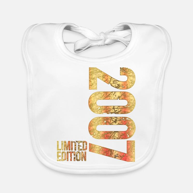 18ème anniversaire garçon cadeau édition limitée 2007 Bavoir bio Bébé