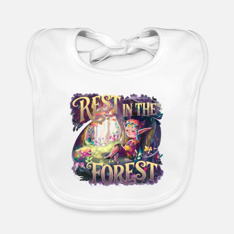 REST IN THE FOREST Organic Baby Bibs