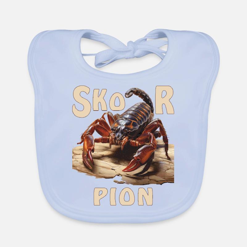 SCORPION Bavoir bio Bébé