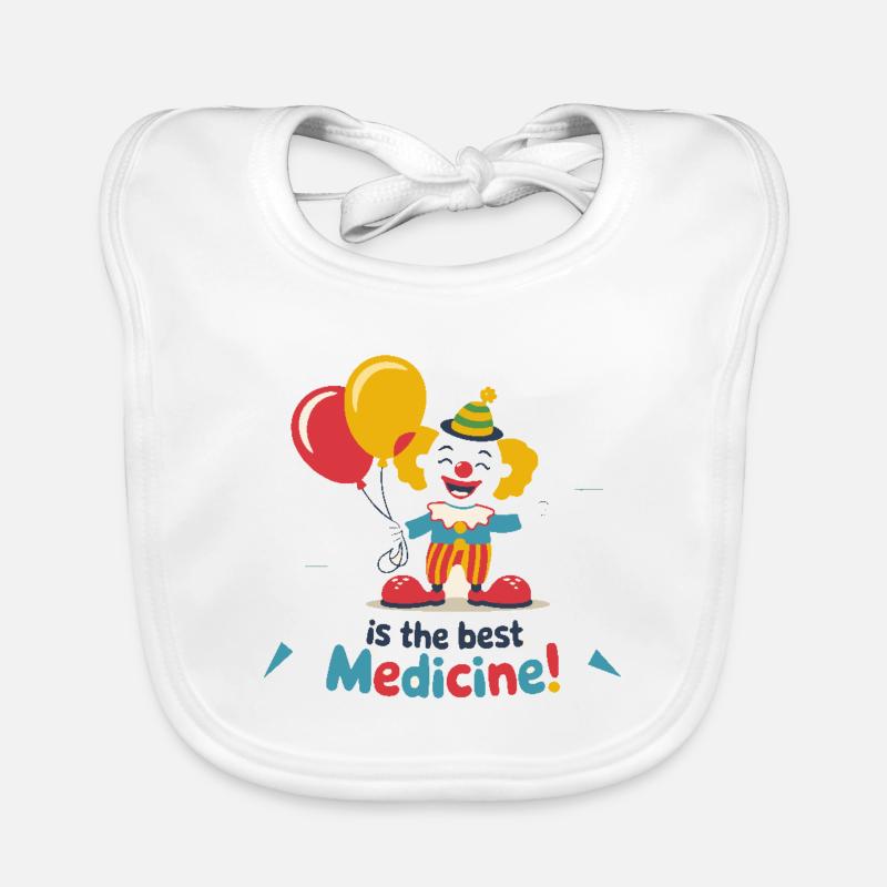 CLOWNS Organic Baby Bibs