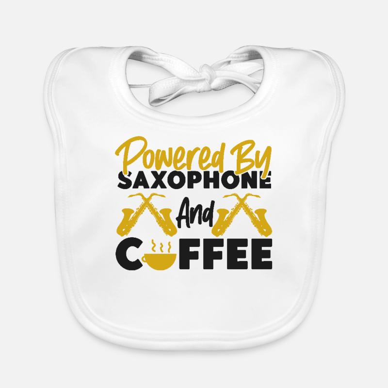 Saxophone Coffee Powered By Baby Bio-Lätzchen